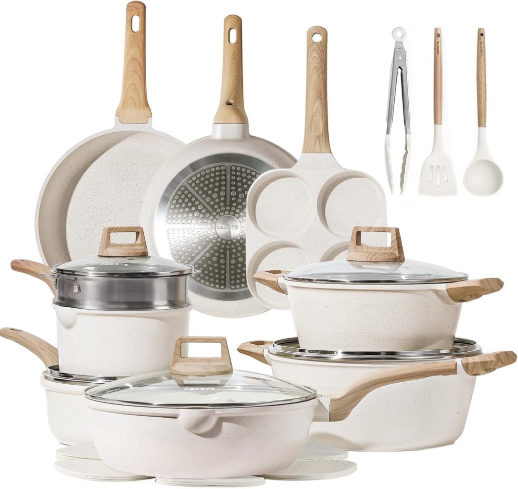Best Cookware – CAROTE 21Pcs Pots and Pans Set Review