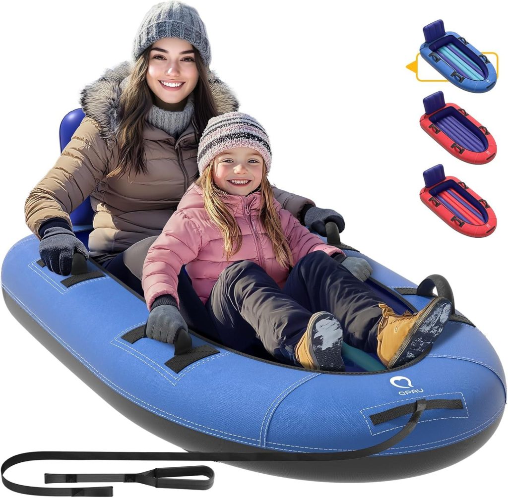 Best Snow Sled – QPAU Inflatable Heavy Duty Tube Review