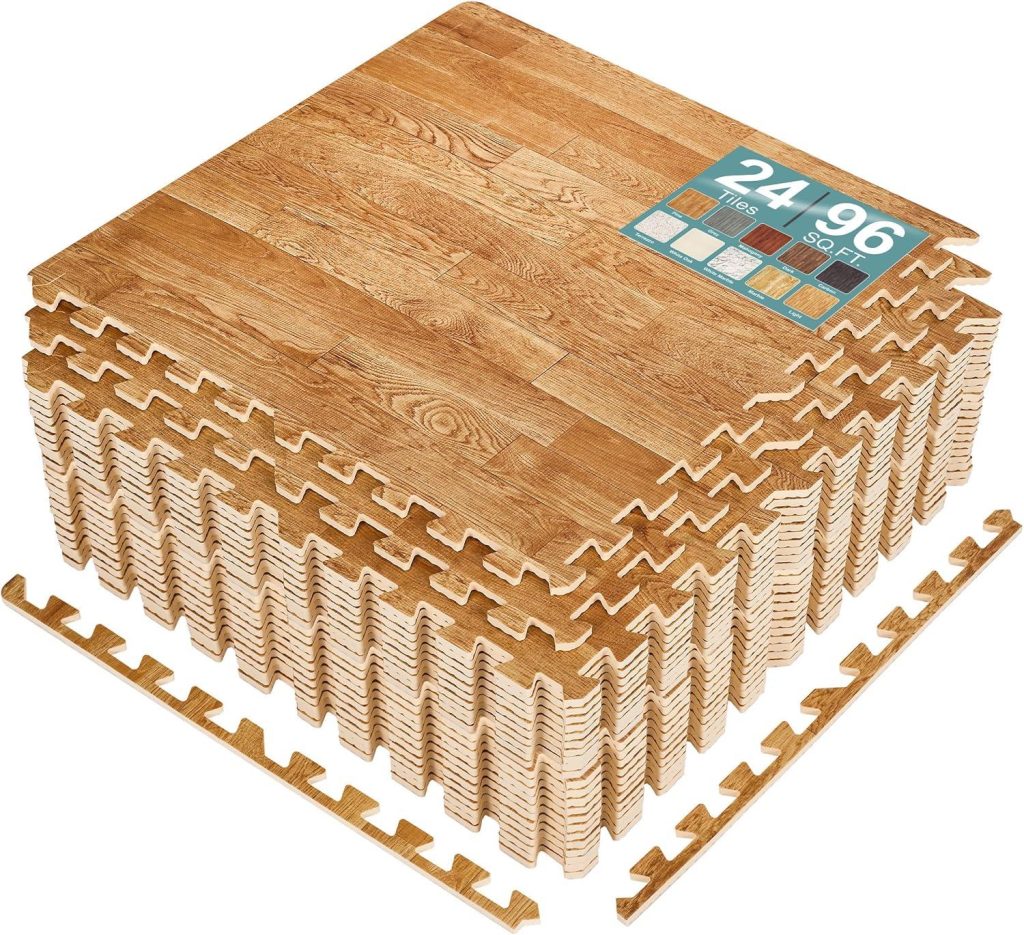 Best Floor Mat – Sorbus Wood Grain Floor Tiles Foam Mat Review