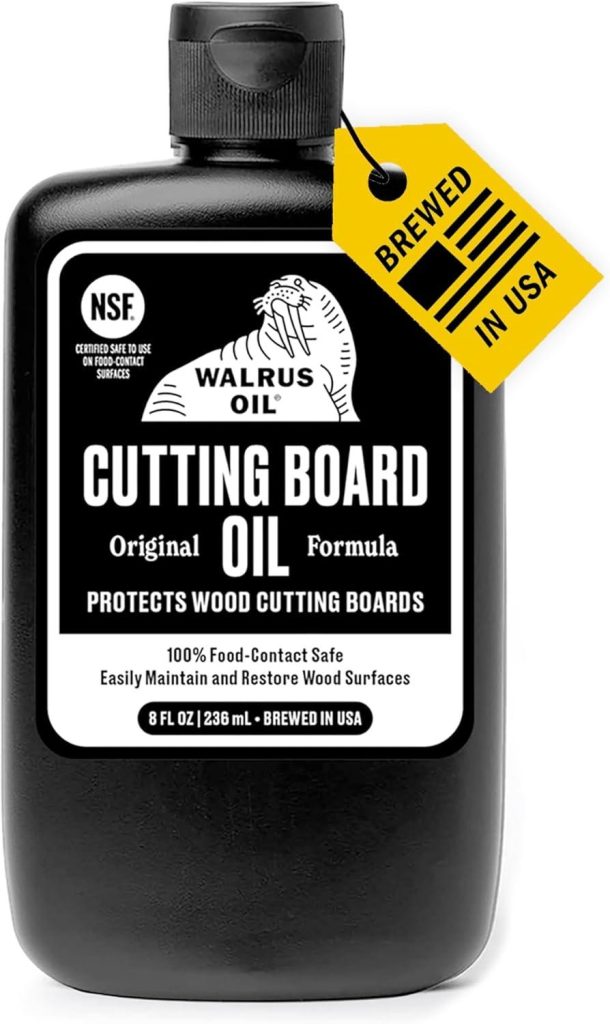 Best Cutting Board Oil – WALRUS OIL – 8 oz Bottle Review