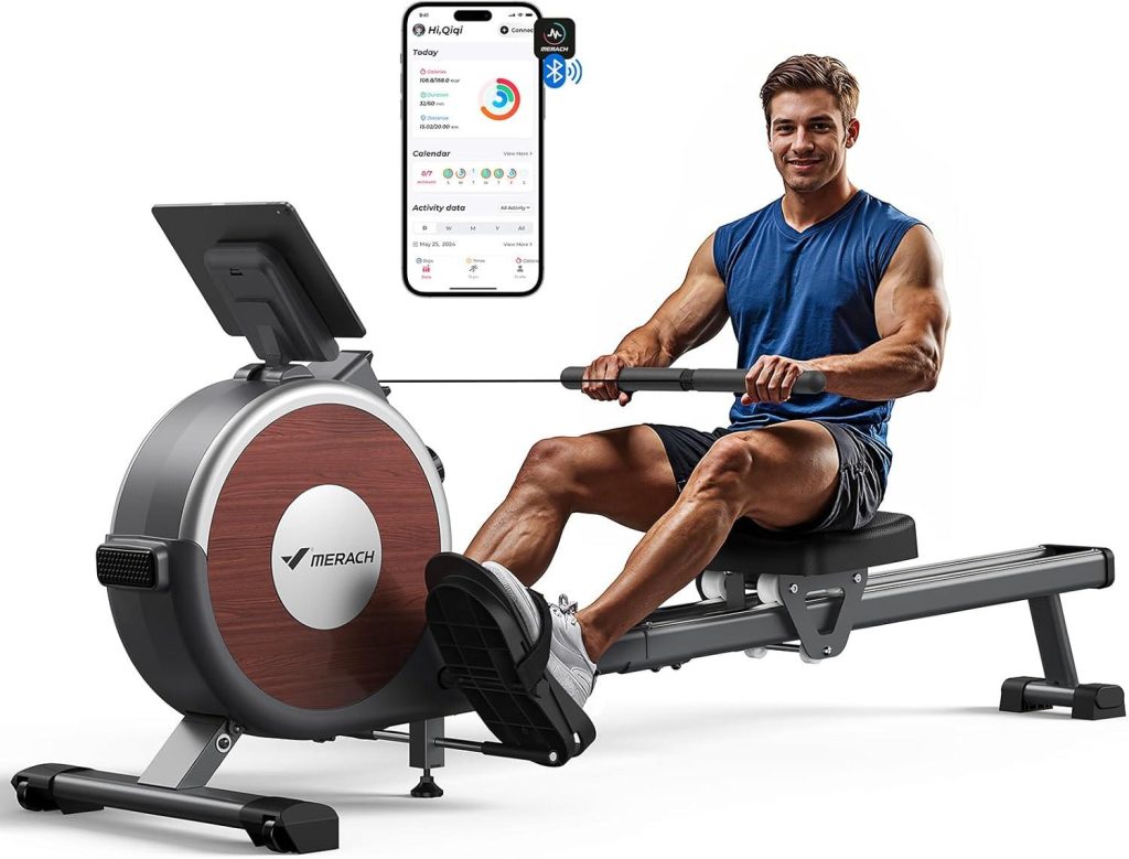 Best Rowing Machine – MERACH Magnetic Rower with 16 Levels Review