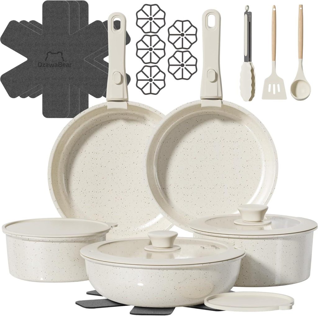 Best Cookware – OzawaBear 23 Pcs Non Stick Ceramic Set Review
