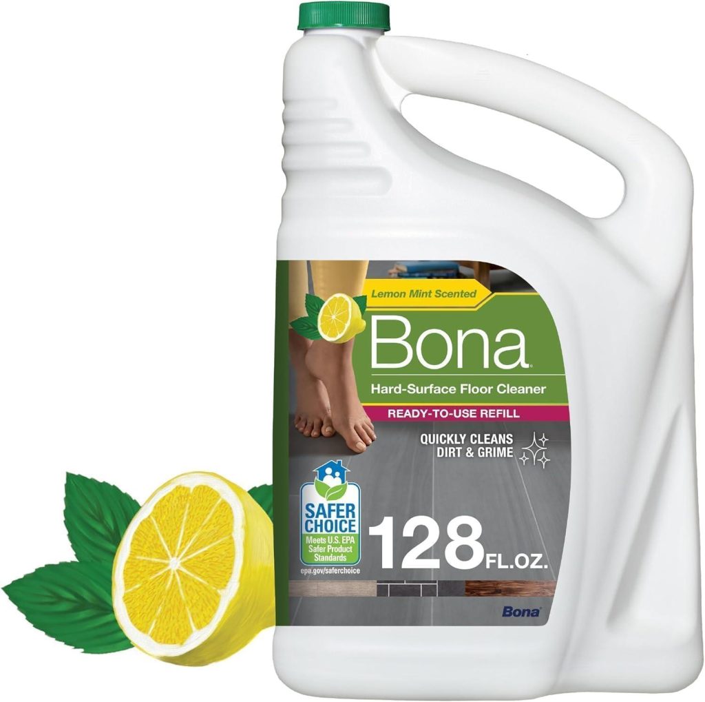 Best Floor Cleaner – Bona Multi-Surface Floor Cleaner Refill – 128 fl oz – Lemon Mint Review