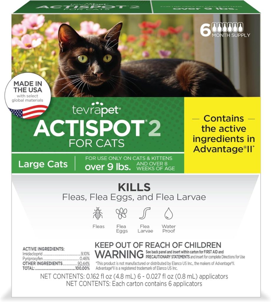 Best Flea Treatment – TevraPet Actispot II for Large Cats Review