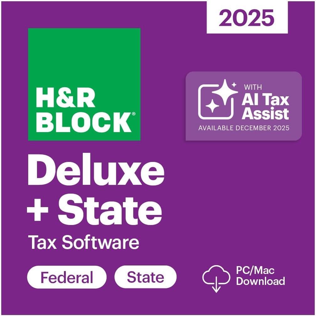 Best Tax Software – H&R Block Tax Software Deluxe + State Review