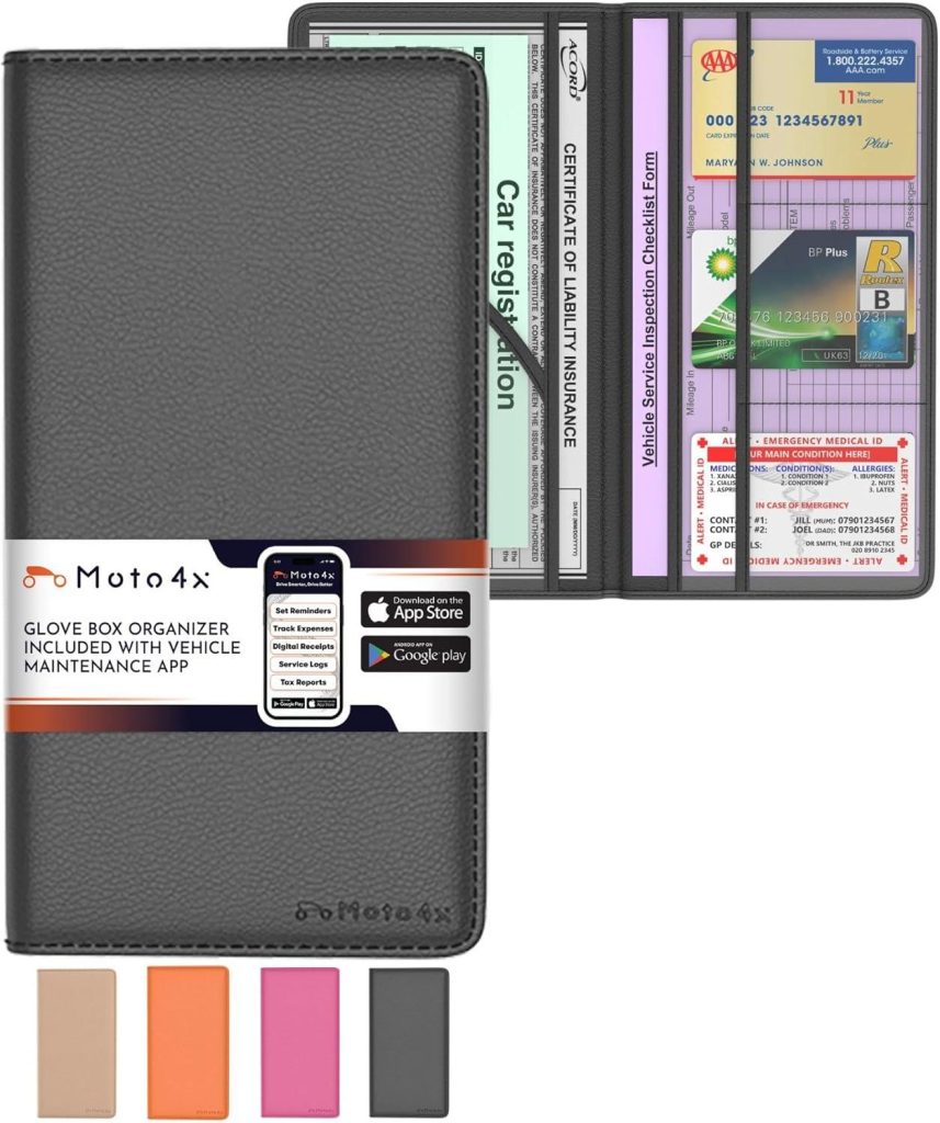 Best Automotive – MOTO4X Premium Leather Car Registration Holder Review