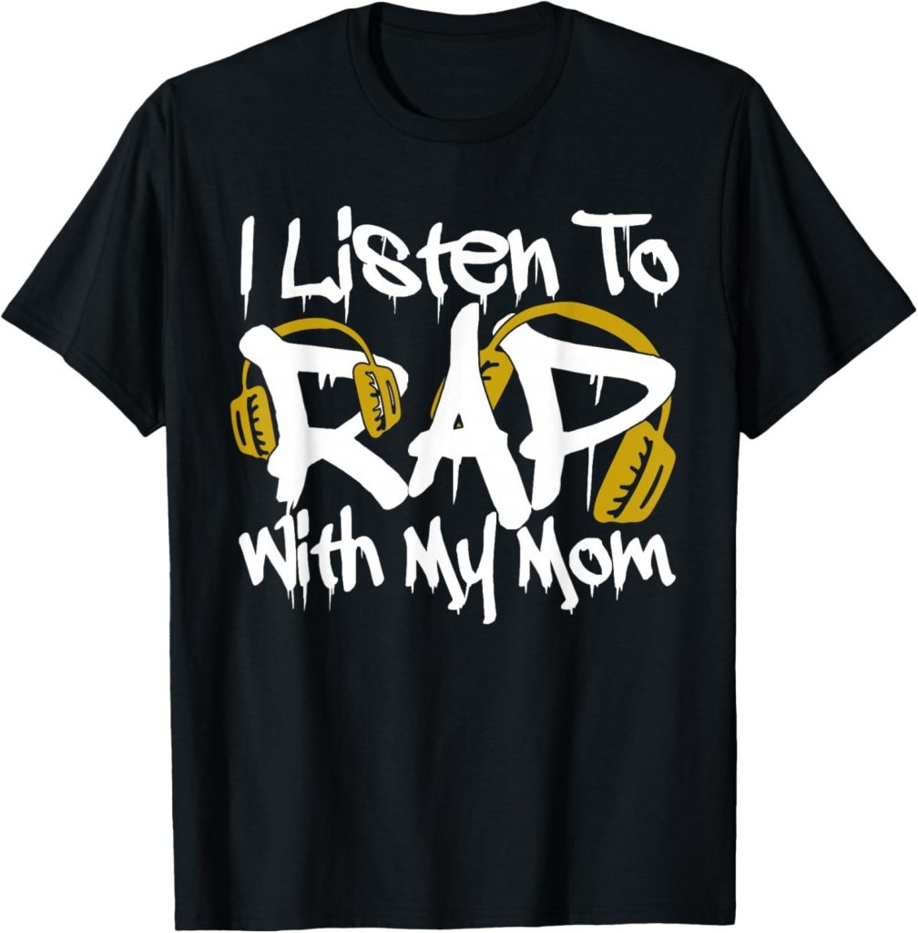 Best Kids T-Shirt – I Listen to Rap with My Mom Review