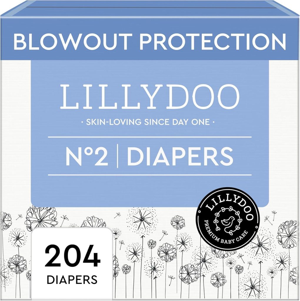 Best Baby Diapers – LILLYDOO Size 2 (9-18 lbs) Monthly Supply Review