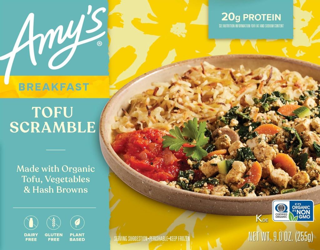 Best Frozen Food – Amy’s Frozen Tofu Scramble, Non-GMO, Gluten Free Review