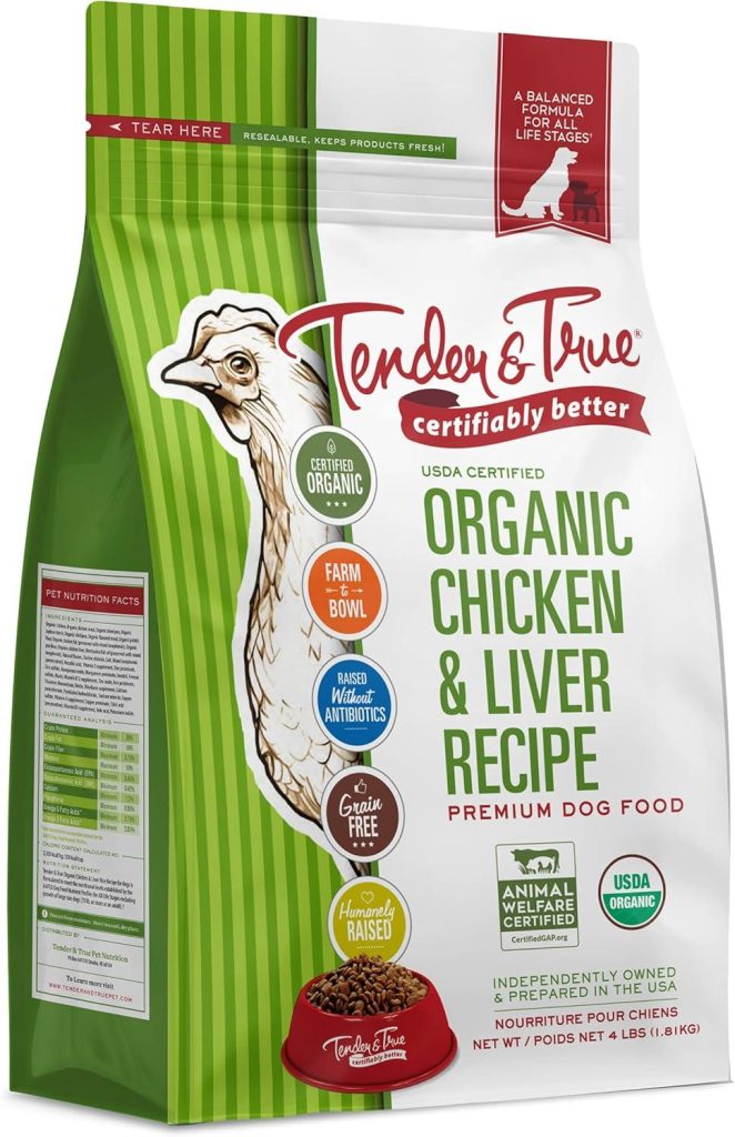 Best Dog Food – Tender & True Organic Chicken & Liver Recipe Review