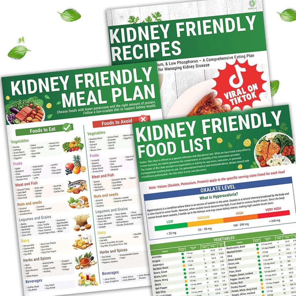Best Kidney Diet Guide – HAMIEW Set 3 Kidney Friendly Food List Review