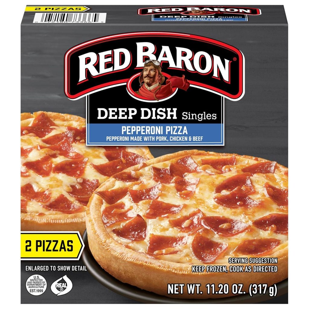 Best Frozen Pizza – Red Baron Deep Dish Singles Pepperoni Review