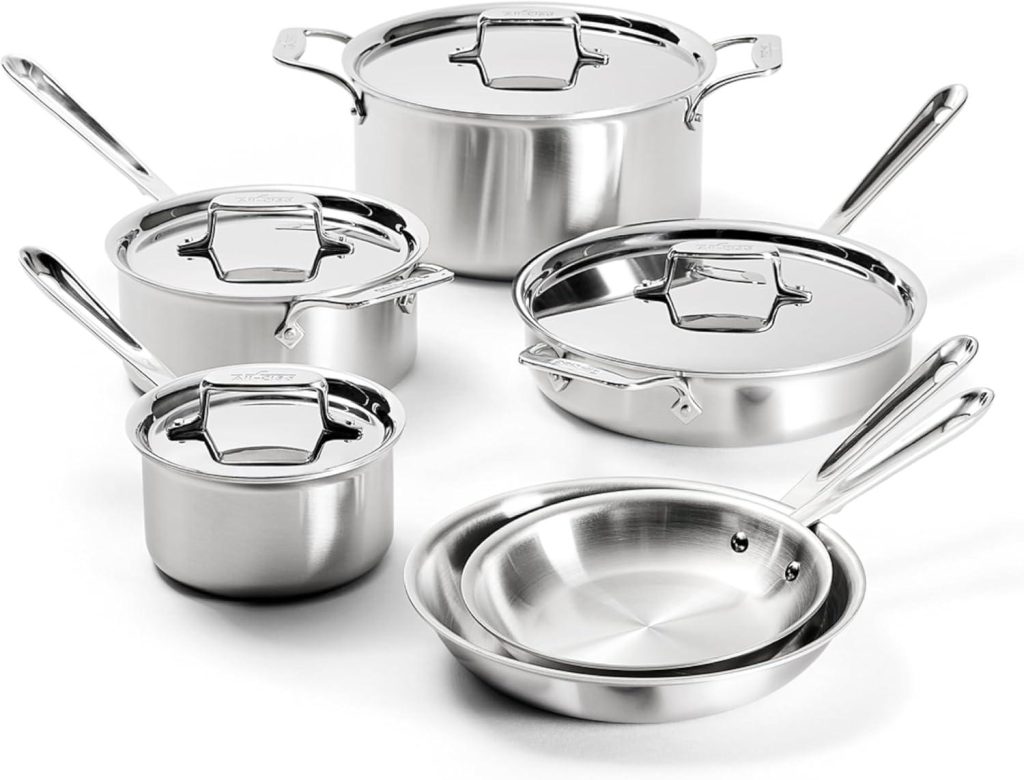 Best Cookware – All-Clad D5 Brushed 5 Ply Stainless Steel Set Review