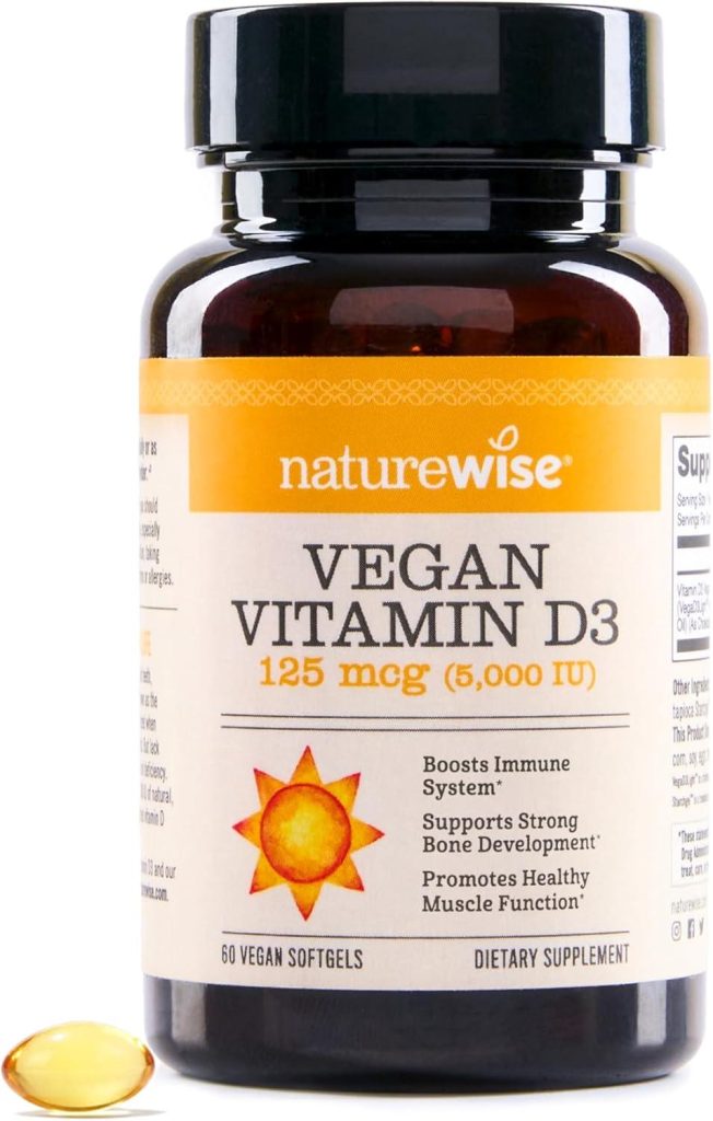 Best Vegan Supplement – NatureWise Vegan Vitamin D3 5000iu Review
