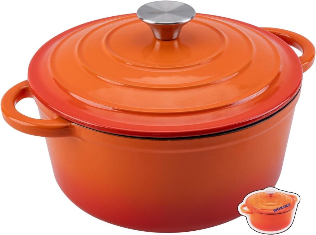 Best Cookware – WOKINS Enameled Cast Iron Dutch Oven Review