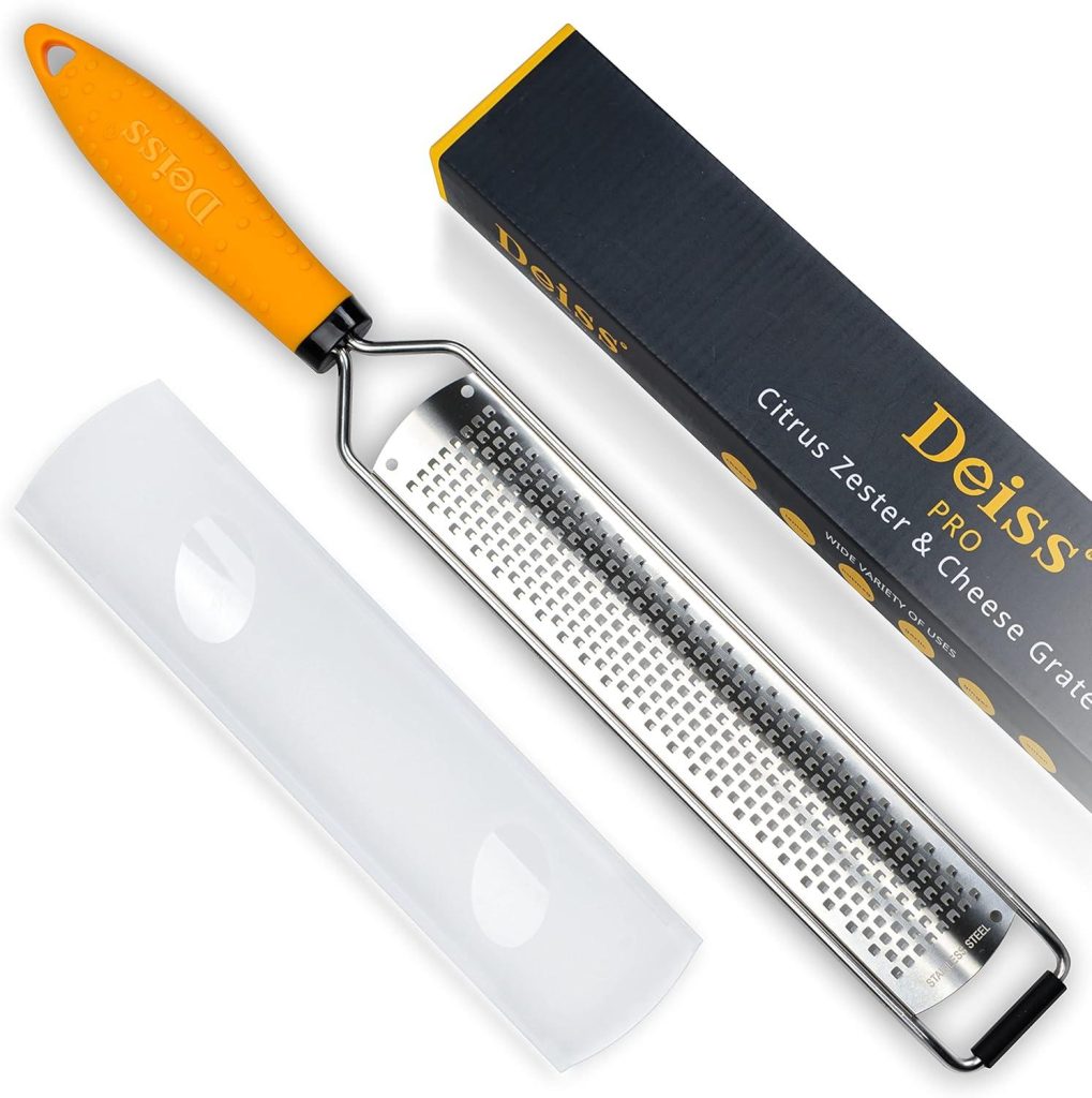 Best Kitchen Grater – Deiss PRO Lemon Zester & Heavy Duty Cheese Grater Review