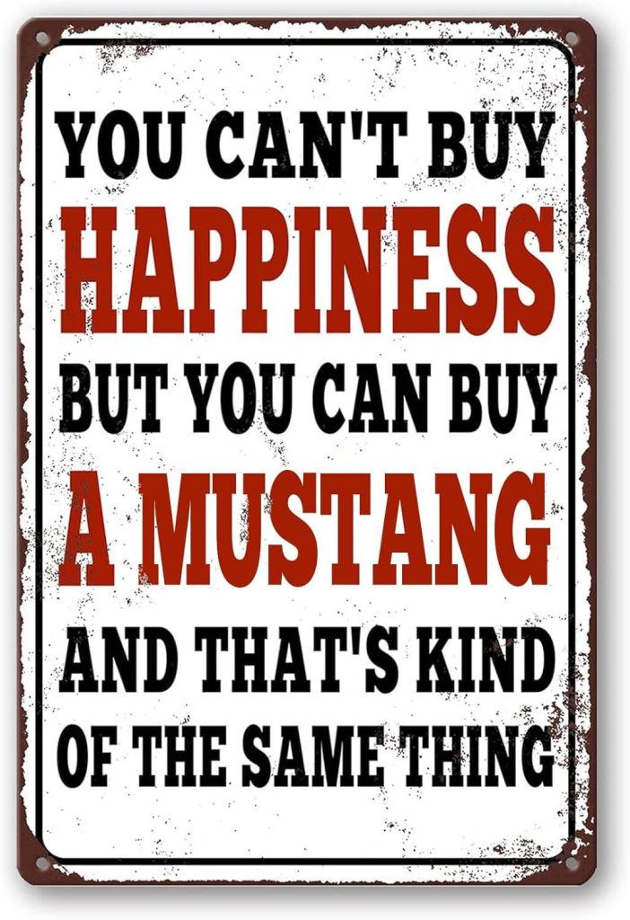 Best Auto Decor – Stmoau Mustang Sign, Vintage Metal Signs Review
