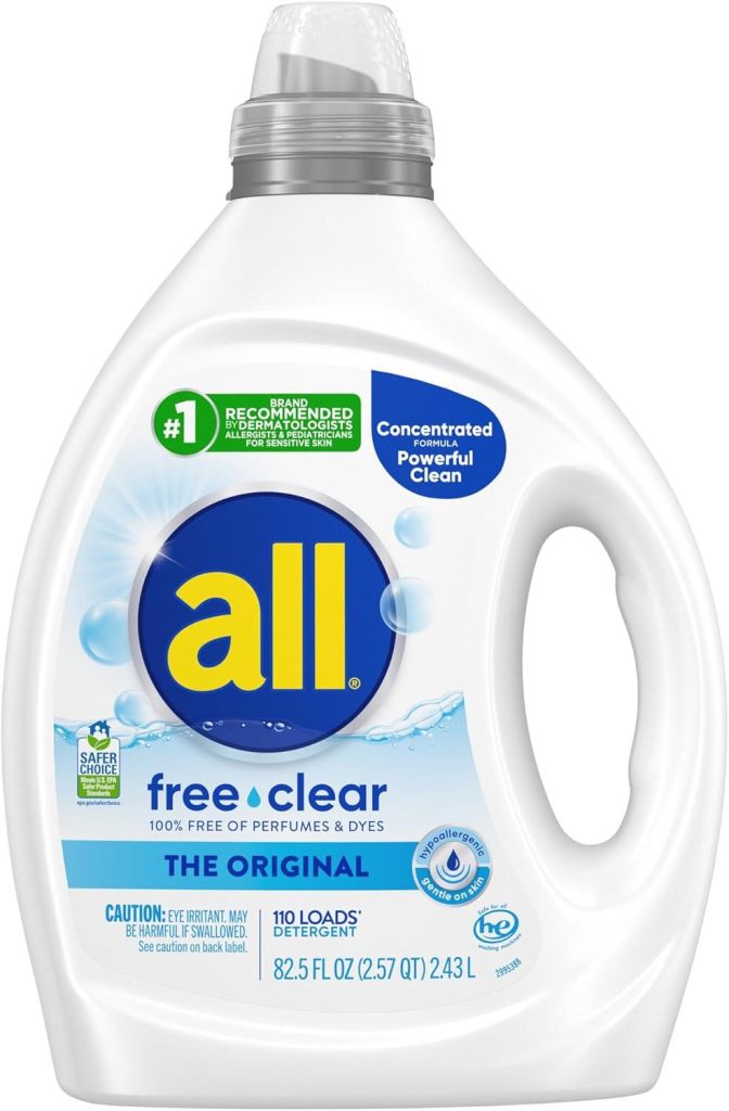 Best Laundry Detergent – all free clear for Sensitive Skin Review