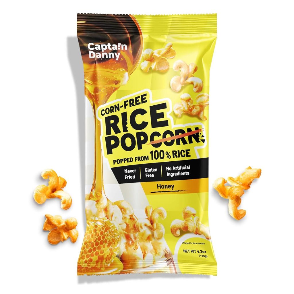 Best Corn-Free Snack – Captain Danny Rice Popcorn Honey Review