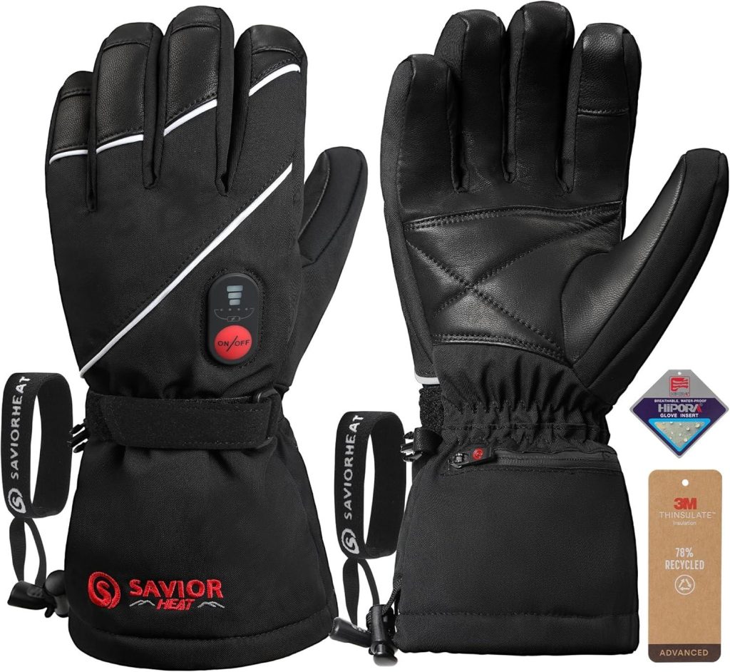 Best Heated Gloves – SAVIOR HEAT Rechargeable Leather Gloves Review