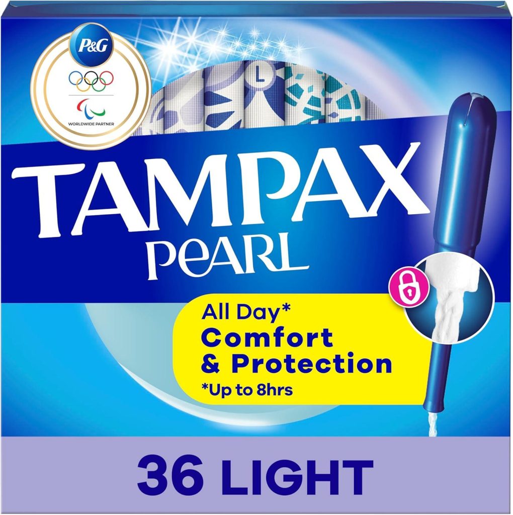Best Tampons – Tampax Pearl Tampons for Women, Light Absorbency Review