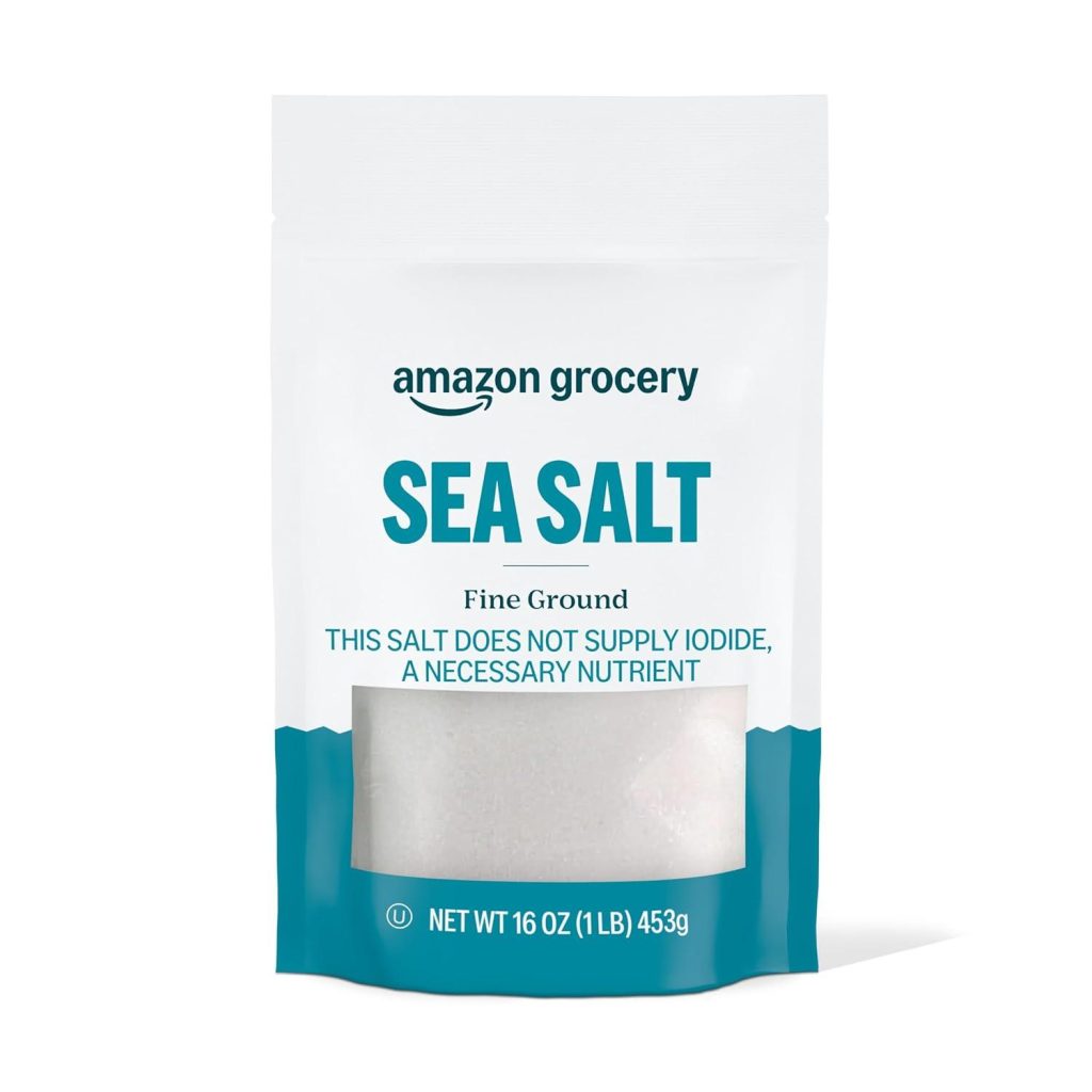 Best Sea Salt – Amazon Grocery, Fine Ground, 16 Oz Review