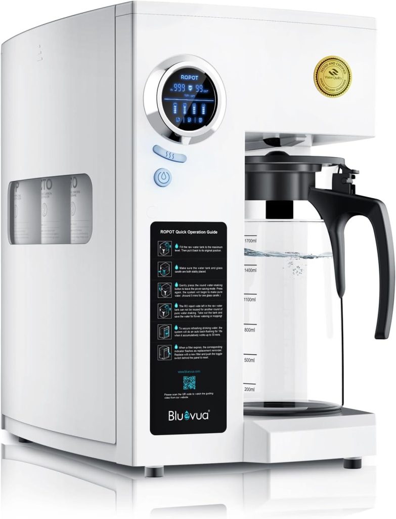 Best Countertop Water Filter – Bluevua RO100ROPOT-UV Review