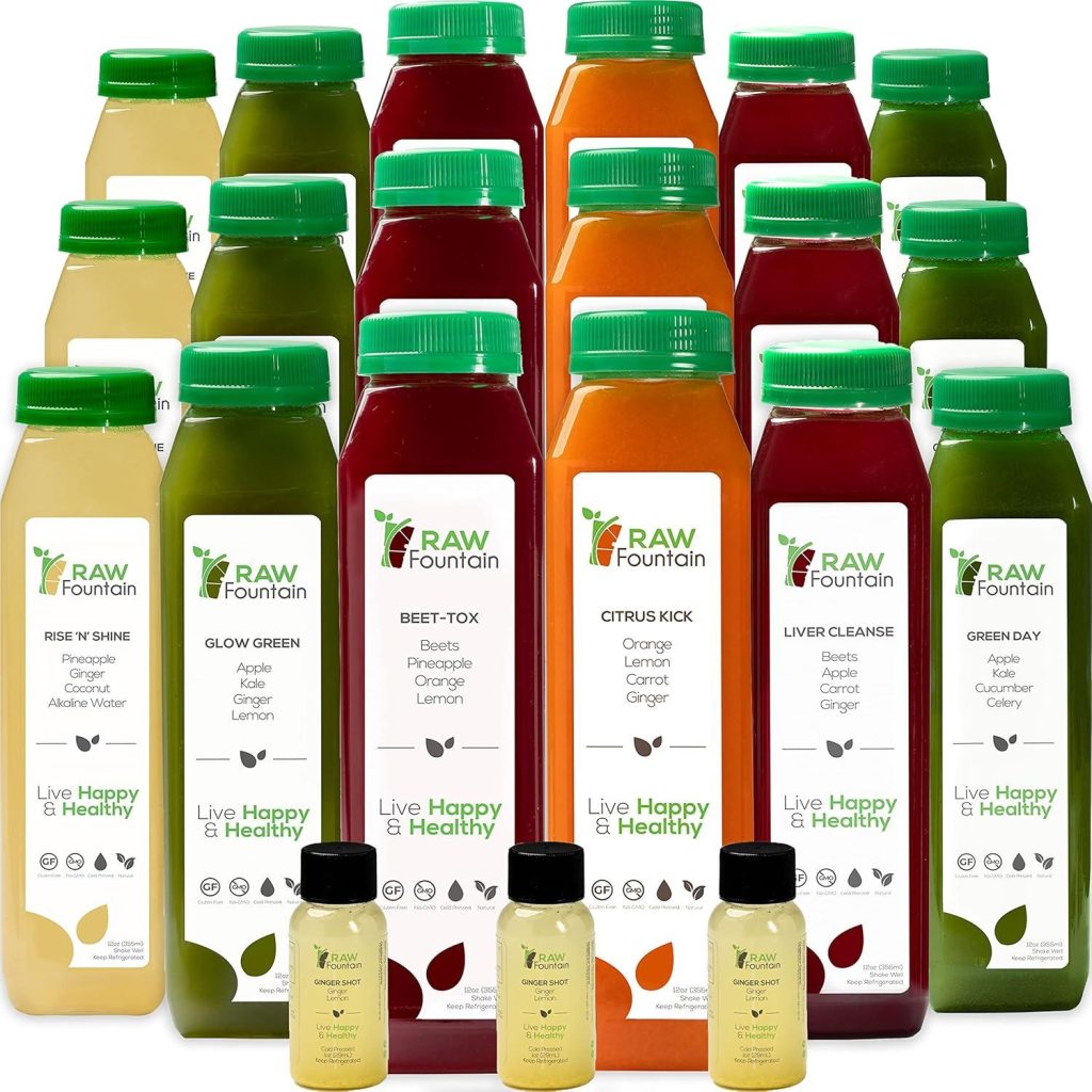 Best Detox Cleanse – 3 Day Juice Cleanse by Raw Fountain Review