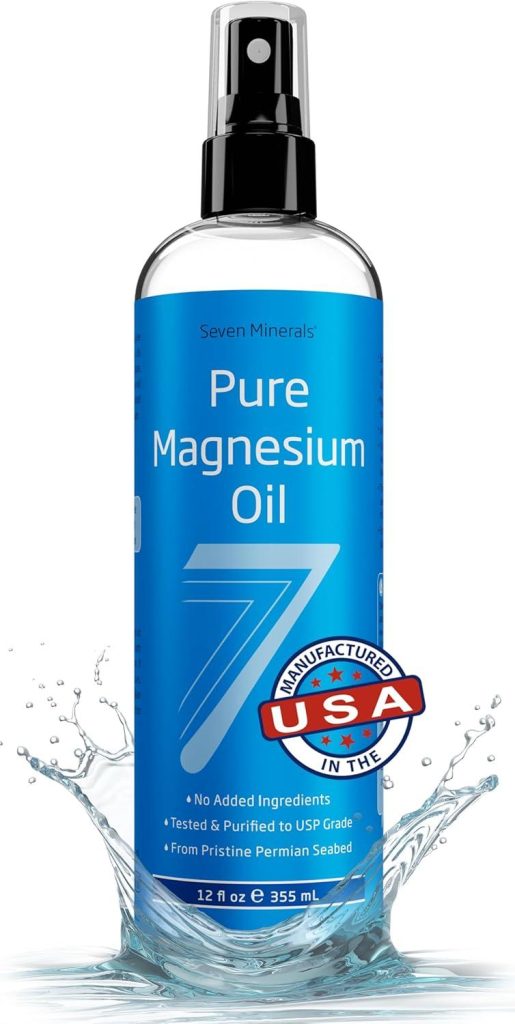 Best Magnesium Oil Spray – Seven Minerals 12oz for Pain Relief Review