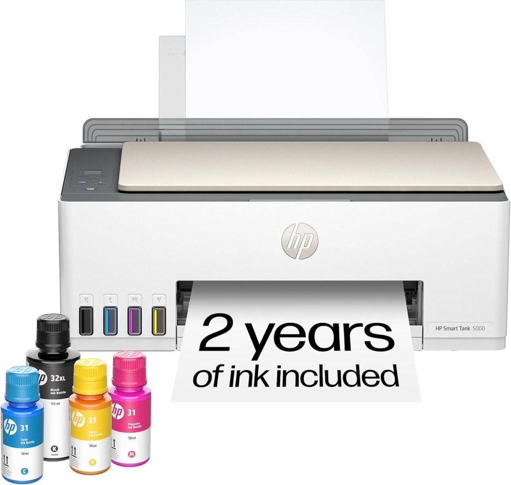 Best Ink Tank Printer – HP Smart Tank 5000 Wireless Review