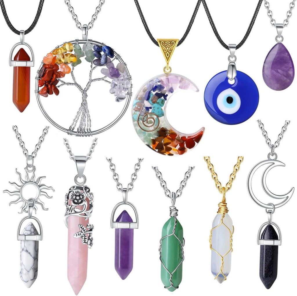 Best Boho Jewelry – XIANNVXI 11 Pcs Crystal Necklaces Review