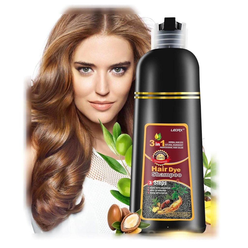 Best Shampoo – Leorx 3 In 1 Brown Color Shampoo Review