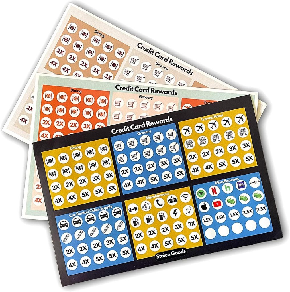 Best Reward Stickers – 360pc Credit Card Reward Stickers by Popular Cards Review