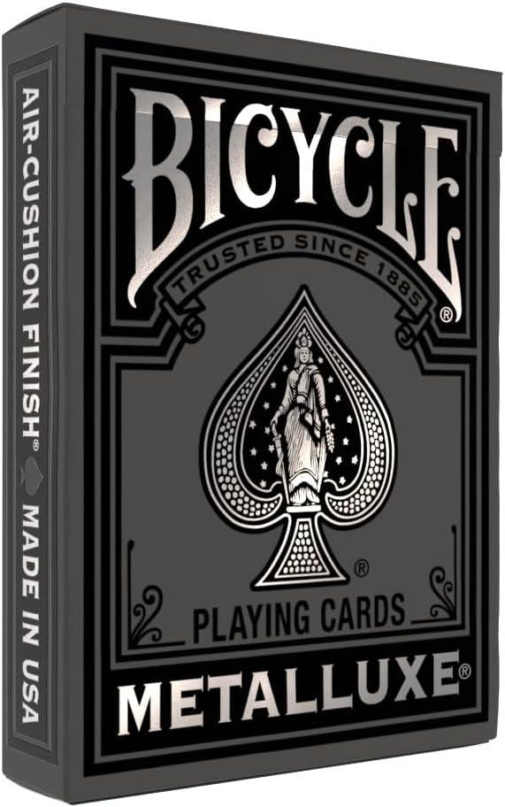 Best Playing Cards – Bicycle Black and Silver Metalluxe Review