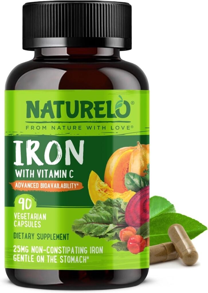 Best Vegan Iron Supplement – NATURELO with Vitamin C Review