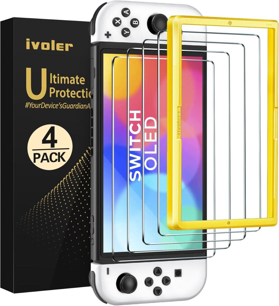 Best Screen Protector – ivoler 4-Pack Tempered Glass for Switch Review