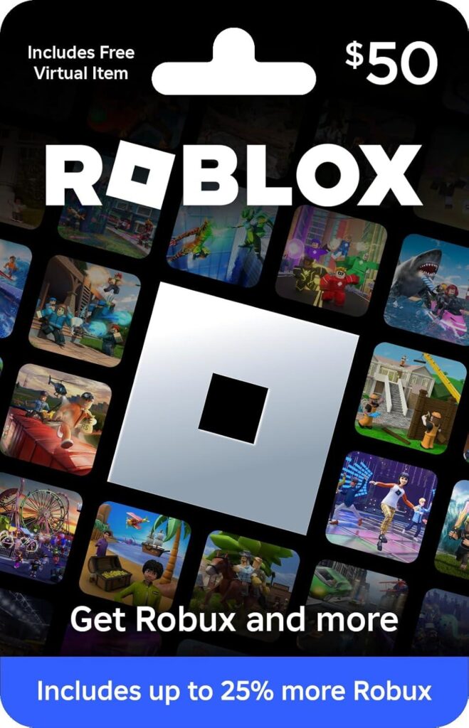 Best Gift Card – Roblox $50 Physical Gift Card [Includes Free Virtual Item] [Redeem Worldwide] Review