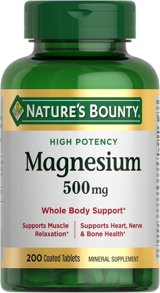 Best Magnesium Supplement – Nature’s Bounty Magnesium 500 mg Review