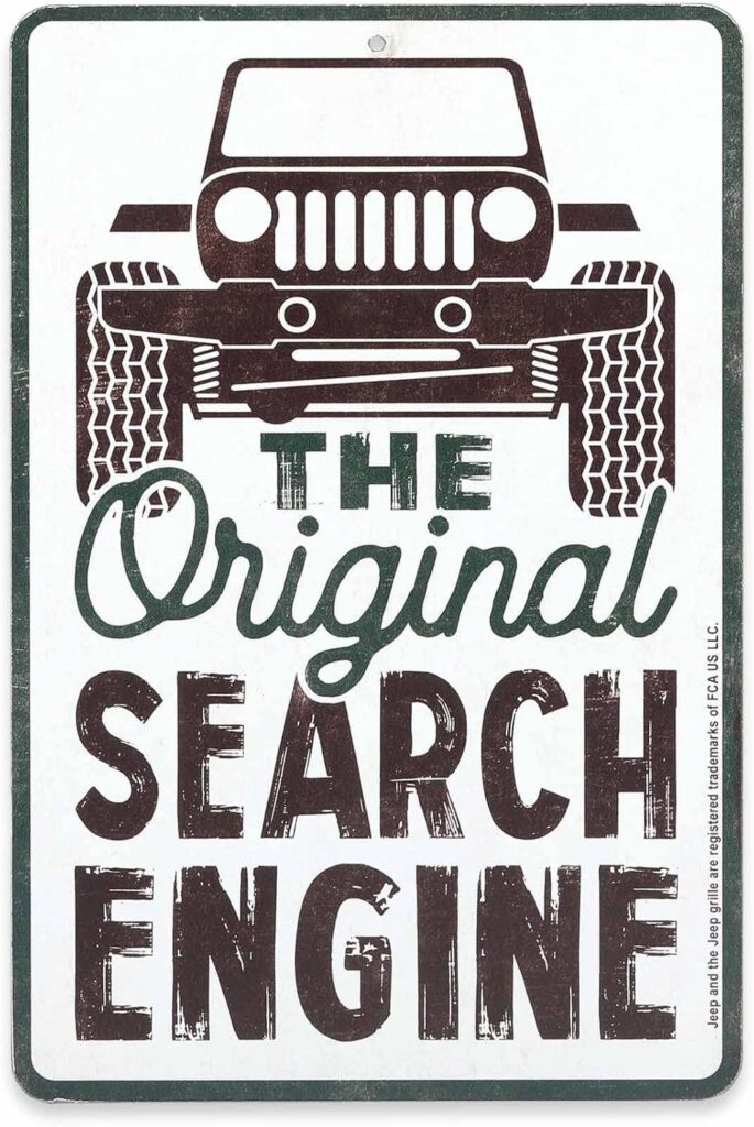 Best Vintage Sign – Jeep The Original Search Engine Metal Sign Review