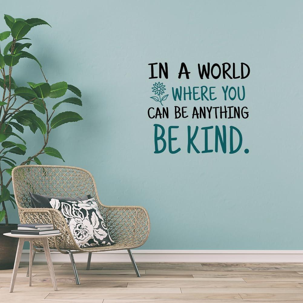 Best Wall Decor – SUPERDANT Be Kind Quotes Wall Sticker Review