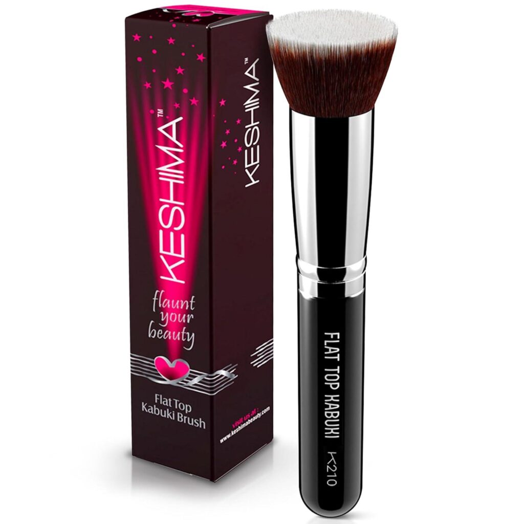 Best Premium Foundation Brush – Flat Top Kabuki By KESHIMA Review