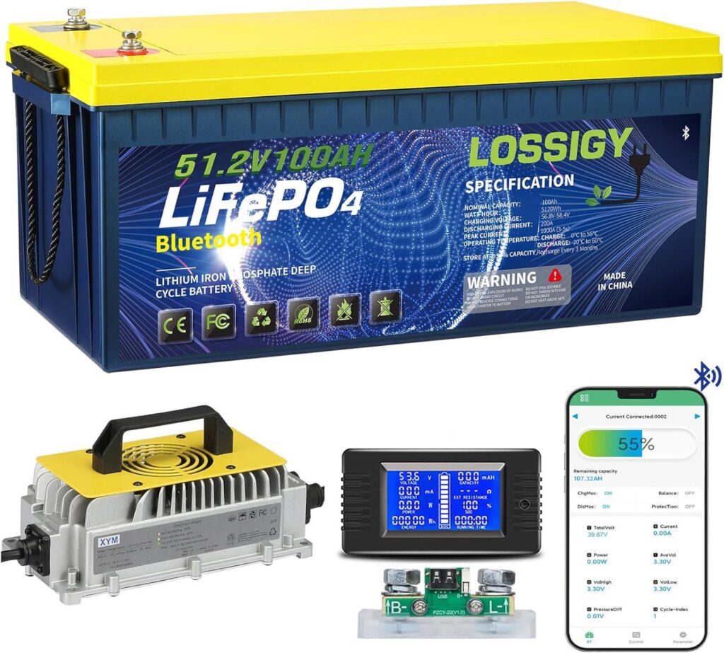 Best Lithium Golf Cart Battery – LOSSIGY 48V Battery Review