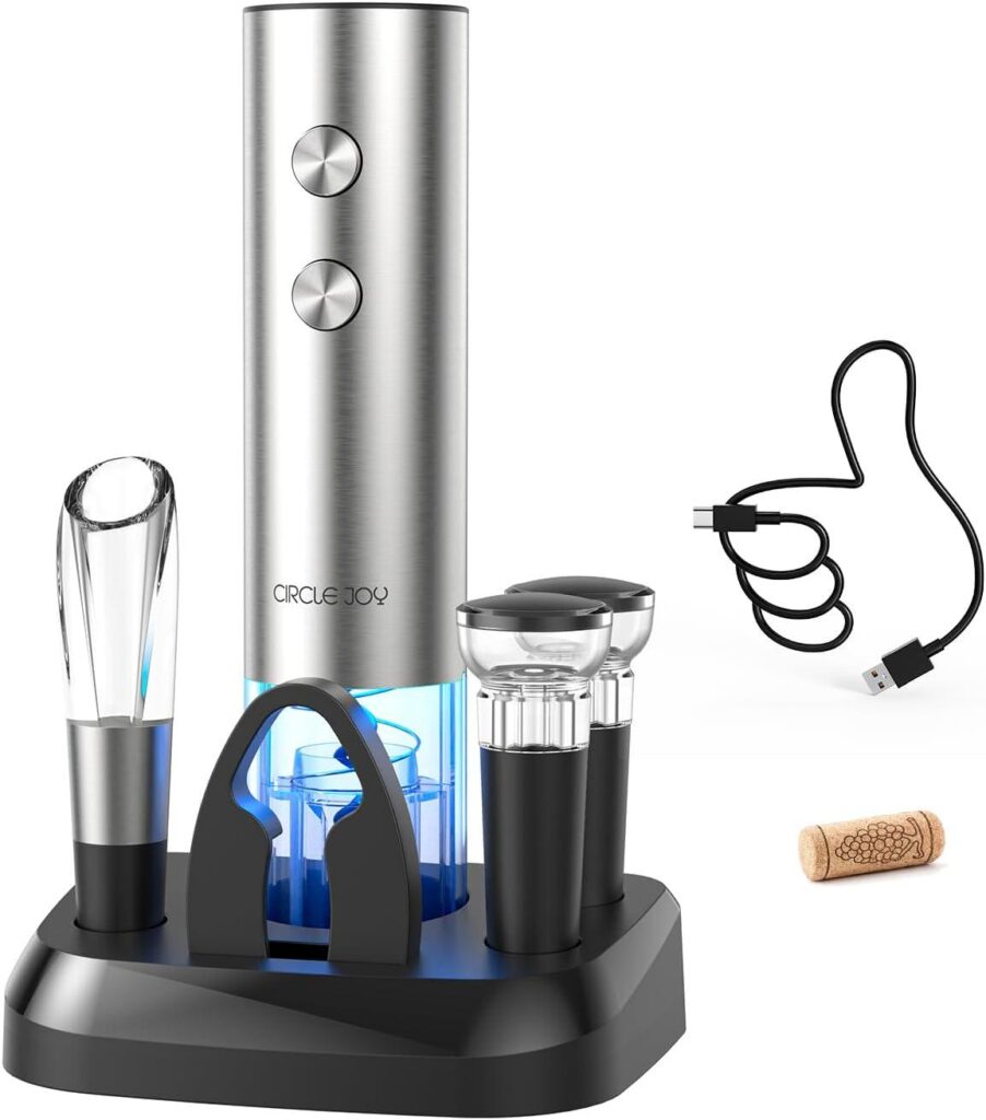Best Wine Opener – CIRCLE JOY Electric Stainless Steel Set Review