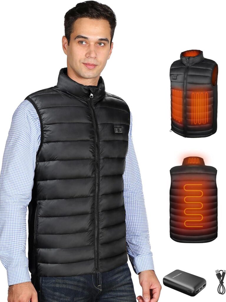 Best Men’s Heated Vest – Electric Heating Jacket For Winter Review