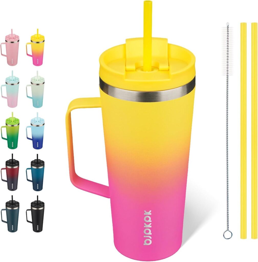 Best Travel Mug – BJPKPK Insulated Tumbler with Handle Review
