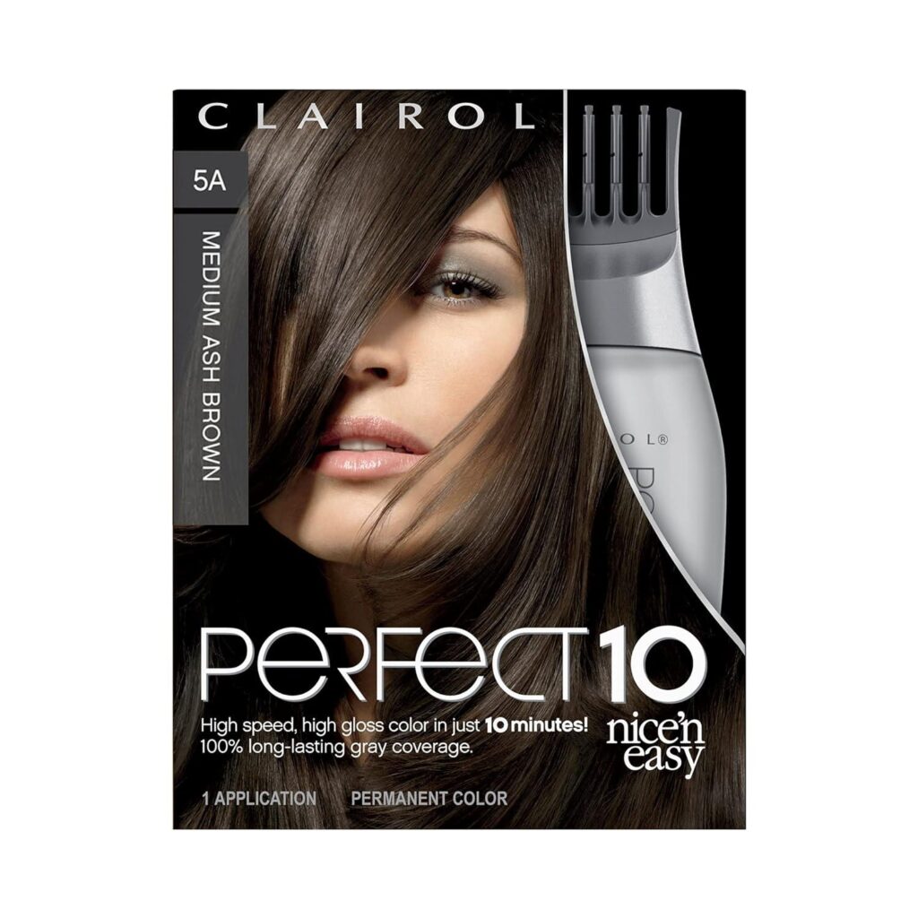Best Hair Dye – Clairol Nice’n Easy Perfect 10 5A Ash Brown Review