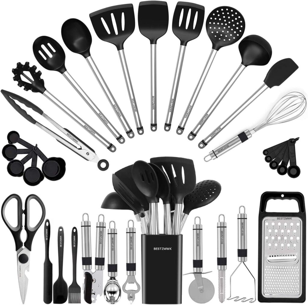 Best Kitchenware – Kitchen Utensil Set: Silicone & Steel Review