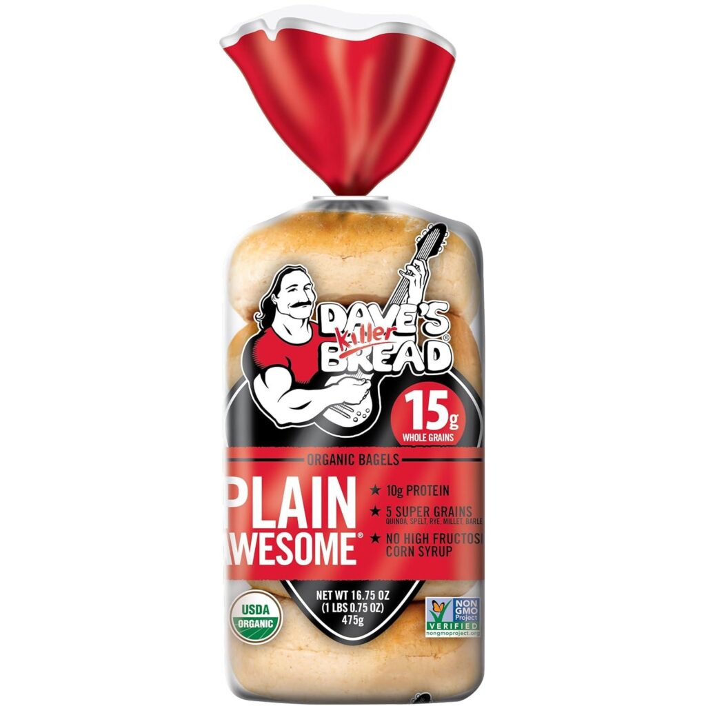 Best Organic Bagels – Dave’s Killer Bread Plain Awesome Bagels Review