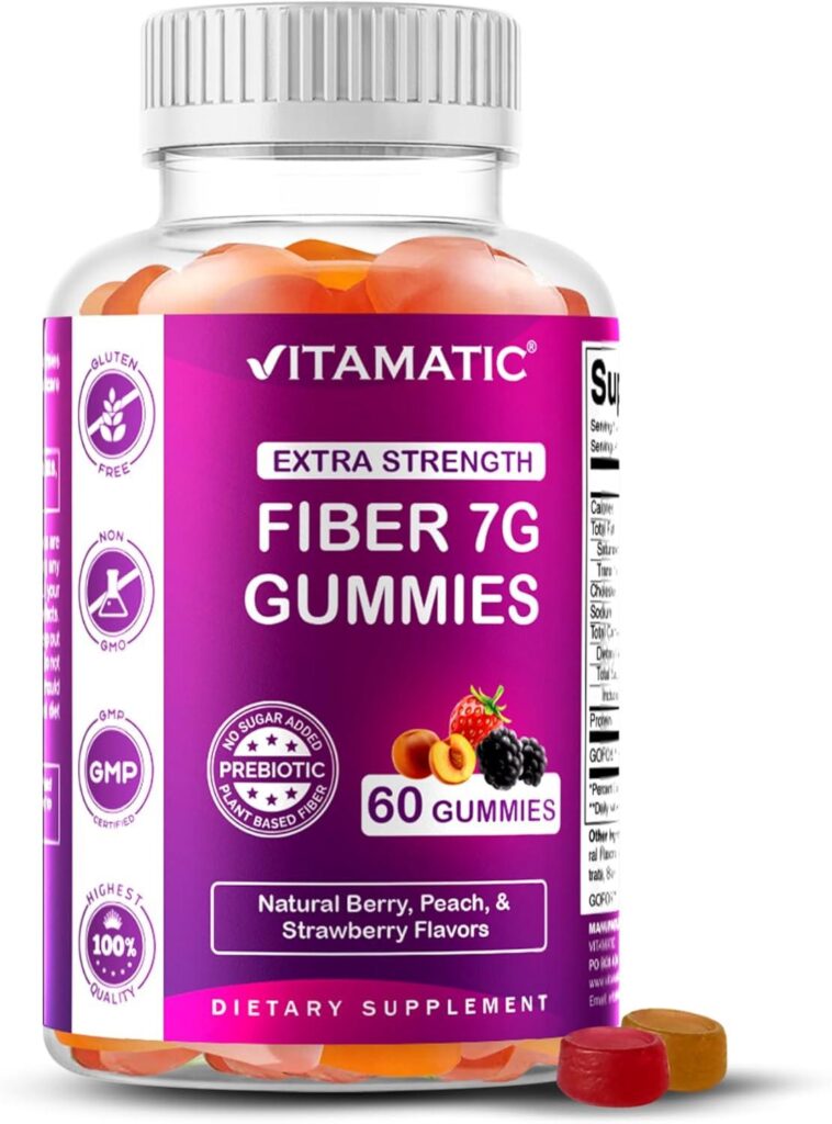 Best Dietary Fiber – Vitamatic Prebiotic Fiber Gummies Review