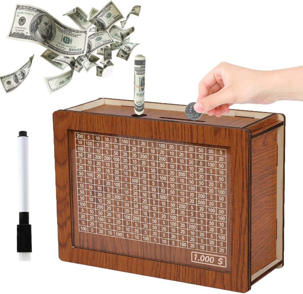 Best Savings Box – Cash Vault Wooden Savings Box Review